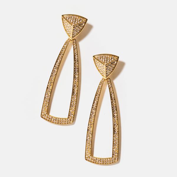 House of Harlow statement earrings